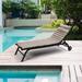 2 PCS Set Outdoor Lounge Chair Cushion Replacement Patio Seat Cushion Chaise Lounge Cushion for Beach Swimming Pool