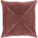 Quadratum Velvet Camel Feather Down or Poly Filled Throw Pillow 20-inch