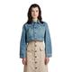 G-STAR RAW Damen Cropped Denim Jacke, Blau (antique faded moonlit ocean D22953-D318-D869), XL