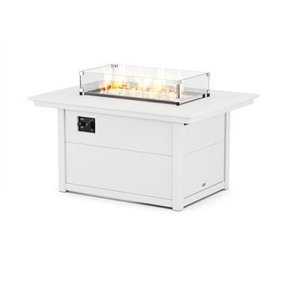 POLYWOOD Rectangle 34" X 46" Fire Pit Table