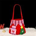 KIHOUT Deals Christmas Reticle Bag Hanging Decoration Cute Storage Bag Candy Filler Gift For Family Kids Xmas Tree Santa