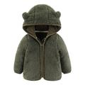 Kids LYXSSBYX Jackets for Kids Fleece Jackets for Toddlers Girls Boys Fleece Hoody Jackets Kids Zip Up Outerwear Coat Toddler Kids Jacket Sweatshirt