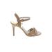 MICHAEL Michael Kors Heels: Tan Print Shoes - Women's Size 9 1/2 - Open Toe