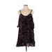 Torrid Casual Dress - Mini V Neck Sleeveless: Black Dresses - Women's Size 1X Plus