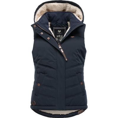 Steppweste RAGWEAR "Hesty", Damen, Gr. 4XL (48), blau (aquablau), Außenmaterial: 100% Polyester, Innenfutter: 100% Polyester, Wattierung: 100% Polyester, casual, tailliert Po-bedeckend, hoch geschlossener Ausschnitt, Westen, Wasserdichte... Image