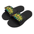 Men's ISlide Black Teenage Mutant Ninja Turtles Group Slide Sandals