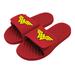 Youth ISlide Red Wonder Woman Logo Slide Sandals