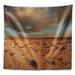 East Urban Home Landscape Desert in Western Sahara Tapestry Polyester in Brown/Orange | 50 H x 60 W in | Wayfair 5137580D75A34788A4FF906886B9655E