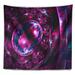 East Urban Home Ornate Sparkle Violet & Blue Tapestry Polyester in Blue/Indigo | 50 H x 60 W in | Wayfair A837052AF0784CE4B2D39E6BDD4B3B59