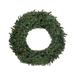 Northlight Seasonal 5' Pre-Lit Commercial Canadian Pine Artificial Christmas Wreath Traditional Faux in White | 60 H x 60 W x 60 D in | Wayfair