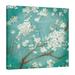 World Menagerie ' Cherry Blossoms I Aged no Bird' by Danhui Nai - Painting Print on Canvas in White | 36" H x 36" W x 1.5" D | Wayfair