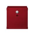 Mason & Marbles Dillan 0 - Drawer Metal Bachelor's Chest in Plastic/Metal in Red | 20 H x 20 W x 17 D in | Wayfair A5D8A2ADCD4947CEB08D20D41F409BA7