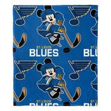 Northwest NHL ss Ice Mickey Hugger Pillow & Silk Touch Throw Set Polyester in Blue | 50 H x 40 W in | Wayfair 1COB3123A0021RET