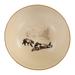 Loon Peak® Loon Peak Ceramic Rustic Lodge Pine Tree Mountain Bear Fox Print 1 Piece Serving Bowl All Ceramic in Brown | 3.15 H x 10.02 W in | Wayfair