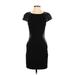 ERIN Erin Fetherston Cocktail Dress - Bodycon: Black Solid Dresses - Women's Size 2