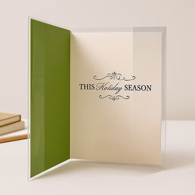 Clear Standard Card Jacket Great for A2 Size Letters and Envelopes Bag Size: 5 15/16" x 8 7/8" 100 Bags Crystal Clear Bags