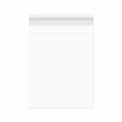 High Quality Clear Bags with Peel & Seal Flaps For Art Projects Bag Size: 22 7/16" x 26 1/4" 100 Bags Crystal Clear Bags