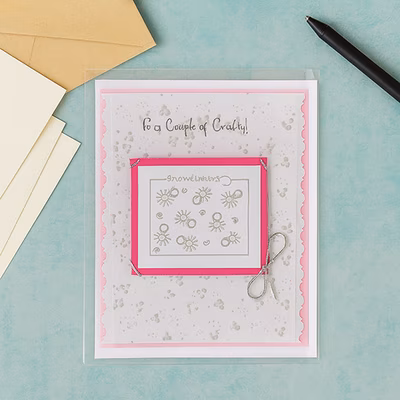 Quick & Easy Fill Open Crystal Clear Sleeves For 5.5 Baronial Cards Bag Size: 4 5/8" x 5 7/8" 100 Bags Crystal Clear Bags