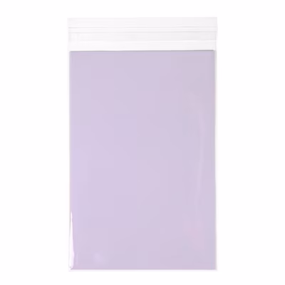 Self Sealing Flap Closure Clear Bags For A9 Cards and Envelopes Bag Size: 5 15/16" x 8 3/4" 100 Bags Crystal Clear Bags