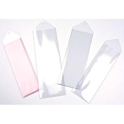 Durable Vinyl Hanging Bookmark Sleeve - Ideal for Wider Bookmarks 8