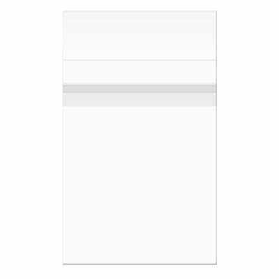 Adhesive Protective Closure Flap Seal Clear Bags For 8.5x11 Products Bag Size: 8 3/4" x 11 1/16" 100 Bags Crystal Clear Bags