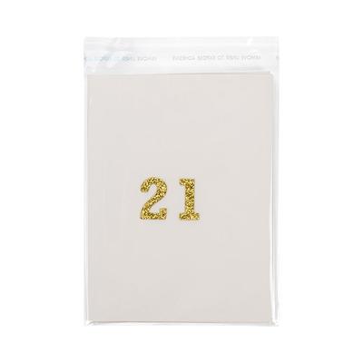 Crystal Clear Resealable Flap Clear Bags For A2 Size Cards and Crafts Bag Size: 4 7/8" x 6" 100 Bags Crystal Clear Bags