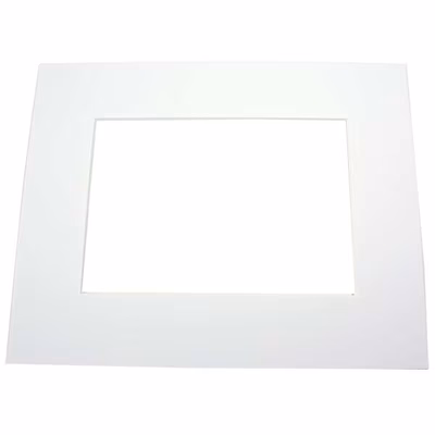 Super White Conservation Single Mats 11