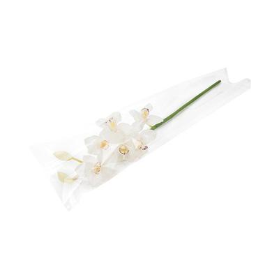 Long Narrow Clear Plastic Bags with Flap Seal Great For Single Flowers Bag Size: 8 1/4" x 36 1/8" 100 Bags Crystal Clear Bags