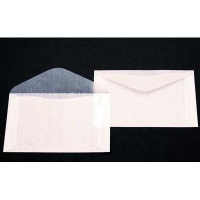 Glassine Envelopes Open Side Side/Bottom Seam 4 1/4" x 2 1/2" 100 Pieces