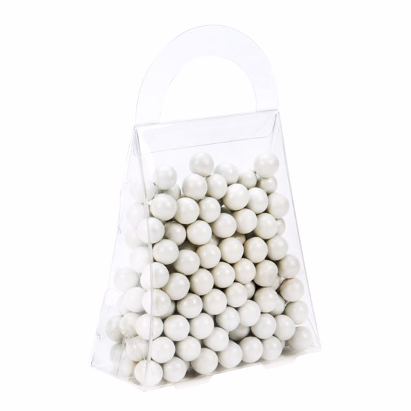 Clear Purse Box - Great For Bubble Bath Bath Bombs Party Favors Box Size: 3 1/2" x 1 1/2" x 4" 25 Boxes Crystal Clear Boxes