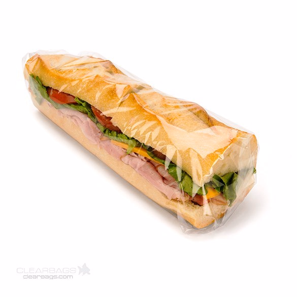 Long 11x15 Food Safe Crystal Clear Wrap Sheets For Deli Sub Sandwiches and Breads Wrap Sheet Size: 11 3/4" x 15 3/4" 100 Sheets |