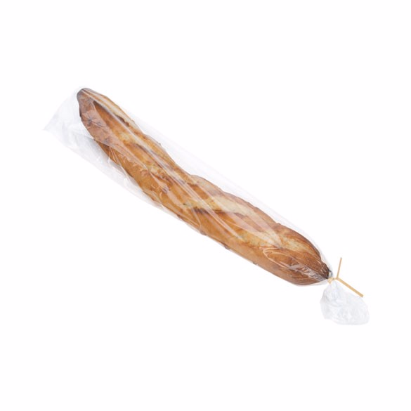 Long Poly Side Gusset Bags - Perfect for Bakeries for Baguettes Ficelle and French Bread Size: 4 1/2" x 2 1/2" x 24" 500 Bags |