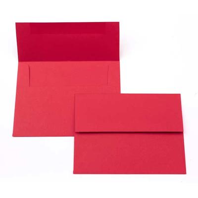 A1 5 1/8" x 3 5/8" Basis Envelope Red 50 Pieces EC318