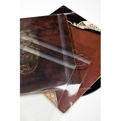 Resealable Self Adhesive Acid Free Crystal Clear Album Blake Sleeve For Double LP Records Bag Size: 12 13/16