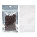White Backed Metallized Hanging Zipper Barrier Bags 3" x 4 1/2" 100 pack