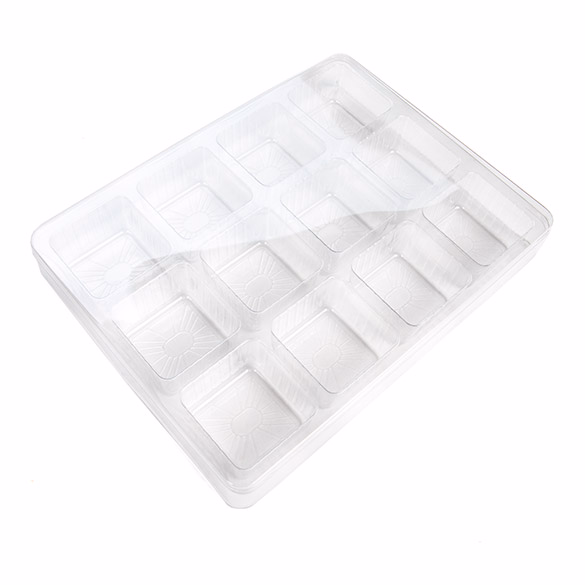 5 15/16" x 1" x 7 3/4" Candy Tackle Box, 12 Cavity - 25 Pieces - CTBS34