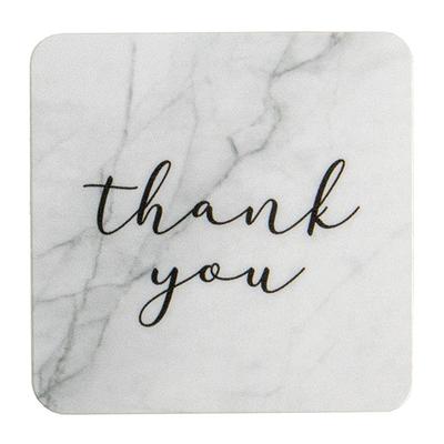 Rounded Square Thank You Stickers 25 Per Sheet 1 1/2" x 1 1/2"