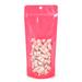 Pink Neon Stand Up Pouch w/ Hang Hole 4 1/4" x 2 3/8" x 9 3/8" 100 pack