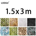 LOOGU-Filets de camouflage militaires renforcés 8 couleurs 1.5x3m 1.5x3m 1.5x3 1 5x3