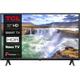 32" TCL 32RS530K Roku Smart HD Ready LED TV, Black