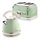 ARIETE Vintage ARPK40 4-Slice Toaster & Traditional Kettle Bundle - Green