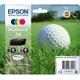 Epson 34 Golf Ball Cyan, Magenta, Yellow & Black Ink Cartridges - Multipack, Black,Yellow,Cyan,Magenta