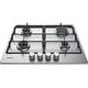HOTPOINT PPH 60P F IX UK Gas Hob - Stainless Steel, Stainless Steel