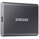 SAMSUNG T7 Portable External SSD - 1 TB, Grey, Silver/Grey