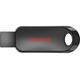 SANDISK Cruzer Snap USB 2.0 Memory Stick - 128 GB, Black & Red, Black,Red