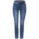 Street One Slim Fit Jeans Damen authentic indigo wash, Gr. 28-32, Baumwolle, Weiblich Denim Hosen