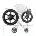 Stroller Wheel For Stokke Xplory V4 V5 V6 Pushchair Front Or Back Wheel With Tire Axle DIY Baby