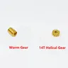 1PC 0.3 Modulus Copper Worm Gear / 14T Teeth Brass Helical Gear Copper Transimission Gear 1mm 1.5mm