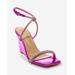 Boston Proper - Pink - Crystal Ankle Strap Wedge - 6.5