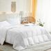 Lightweight Microfiber White Goose Down and Feather Fiber Comforter